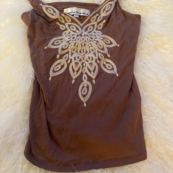 VGC Vintage Costa Blanca women’s tank/blouse top in SZ M!! - Picture 3 of 3
